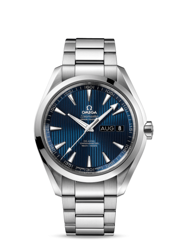 Omega Seamaster Aqua Terra 150M Co-Axial 43 Annual Calendar Stainless Steel / Blue / Bracelet